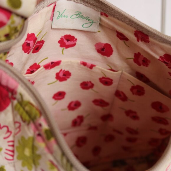 Vera Bradley Discontinued "Make Me Blush" Crossbody Hipster Bag Floral Print - Picture 4 of 5
